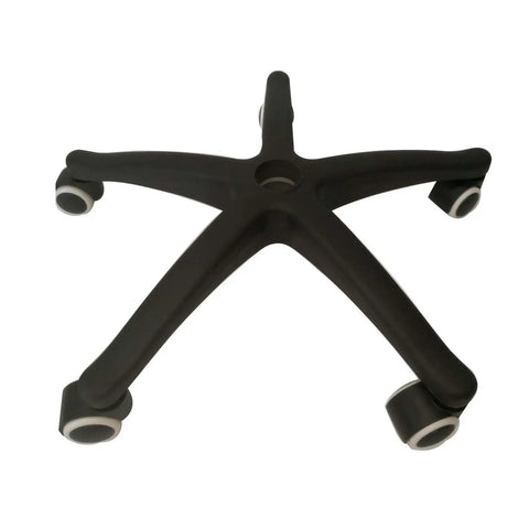 Built Like A Tank Replacement Office Chair Base With Smooth Rolling Casters And Heavy Duty Five Spoke Design For Gaming Chairs visible from above.