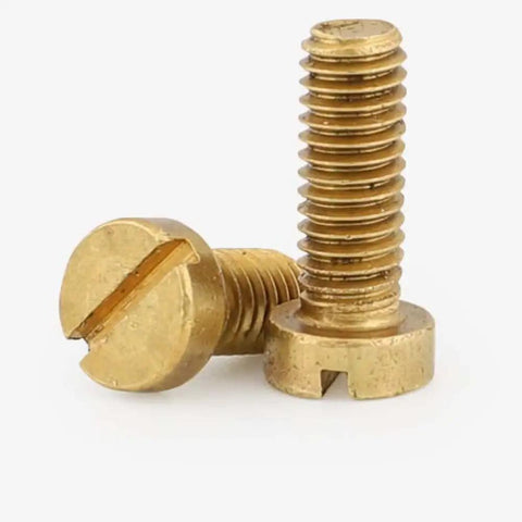 Top Shelf Brass Slotted Cheese Head Screws M3 X 4mm Copper Tone 20 Piece Kit showing slotted and cheese head screws for precise builds.