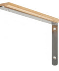 Heavy Duty Stainless Steel L Bracket Corner Brace For Floating Shelves And Furniture Reinforcement, 90 Degree Locking