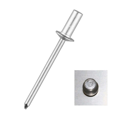 Rock Solid Sealed Aluminum Pop Rivets For Heavy Duty Auto Repair And Marine Work Fasten Sheet Metal Quickly With Watertight Closed End Blind Rivets In 30 Or 50 Piece Kits Built Tough For No Screw Hassle On Every Job