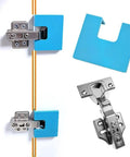 Hinge Mate Quick Install Tool For Doors And Cabinets, Magnetic Locking Jig, no-drill hinge setup, adjustable guide for woodwork