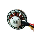 Close-up of a brushless motor from the Beefed-Up 360KV And 750KV Brushless Motors Pack With 4-Piece 30A Opto ESCs For 2-4S Drones.