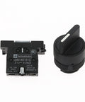 Two Position Rotary Selector Switch With On Off Function, One Normally Open Contact, 10A At 600V AC, Industrial Grade Built Tough