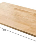 28 Inch Hardwood Top For Ready To Assemble GearBoxes And GearDrawers Turns Any Modular System Into A Sturdy Work Table With Three Quarters Inch Solid Hardwood And Precise 27 Three Quarters Width By 3 Quarters Height By 17 Three Quarters Depth showing top view with dimensions.