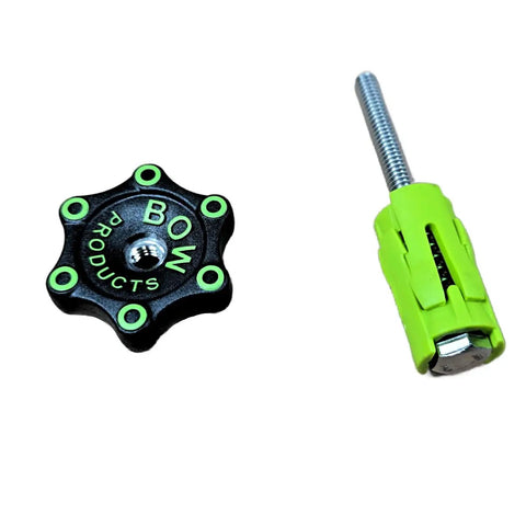 Expandable Bench Dog Clamps For MFT Tables And Workbenches Fits Three Quarter Inch Low Profile Ergonomic Knobs Heavy Duty Hold Down Clamps Pack Of Two, one clamp and knob