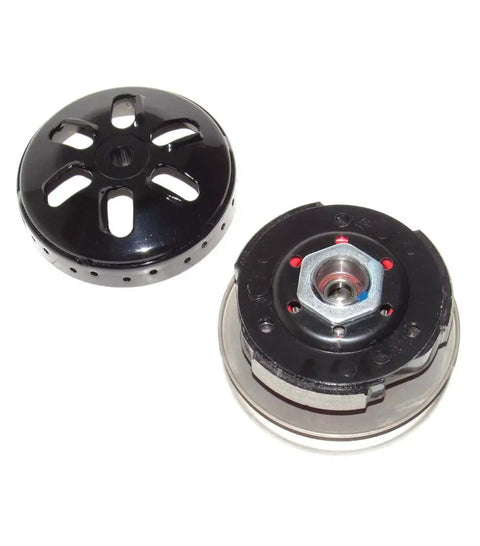High Performance Drive Clutch for 50cc TPGS 824 Ruckus Scooter Smoother Shifts Quick Takeoffs Heavy Duty Upgrade For Daily Rides Superior Grip Longer Lifespan Easy Install, black metal clutch