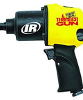 Precision Crafted Half Inch Drive Pneumatic Impact Wrench Producing Six Hundred Twenty Five Foot Pounds Of Torque At Ten Thousand Rpm For Pit Crew Hustle And Grease Monkey Daily Runs, showing black and yellow design.