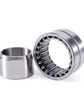 Top Shelf Heavy Duty Needle Roller Bearing NKIB5908 40X62X34mm stainless steel assembly, showing inner and outer rings.
