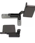 Tough As Nails Heavy Duty Invisible Aluminum Cabinet Door Hinges Featuring Silky Smooth Hydraulic Cushion And Completely Concealed Mount For Zero Hassle Daily Use, showing two hinge components.