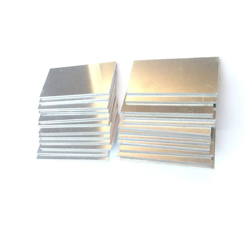 Premium Aluminum Welding Practice Coupons 5052 Aluminum 2x4 Inch Pack Of 24 for MIG TIG Stick Arc Gas Brazing Training