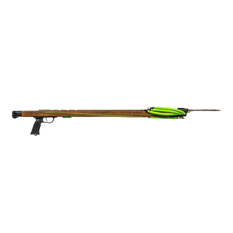 Woody Magnum Speargun For Spearfishing And Freediving Handpicked African Mahogany Barrel Stainless Steel Shaft Easy Stretch Bands