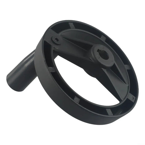 Heavy Duty Foldable Spoke Handwheel Aluminum Alloy With Revolving Handle For Milling Machine Lathe Grinder Black 12mm Bore 125mm OD