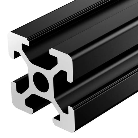 10 Pack 1220mm T Slot 2020 Aluminum Extrusion European Standard Anodized Linear Rail For 3D Printer Parts And CNC DIY Black 48 Inch Length Ideal For Automation Equipment Professional Printers Lasers Workbenches And Custom Builds black anodized 2020 aluminum T-slot profile