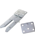 Hidden Sofa Hinge Bracket for Sectional Connectors and Bed Holder with silver finish, showing heavy duty iron parts.