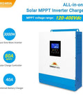 All-In-One 3000W DC 24V Pure Sine Wave Inverter With 80A MPPT Solar Charger And 40A AC Battery Charger