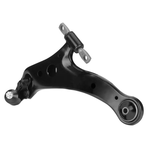 Toyota Sienna Front Lower Control Arm Suspension Kit Heavy Duty For 2004 2005 2006 2007 2008 2009 2010 Eight Piece Set With Front Lower Right And Left Control Arms Ball Joints Front Stabilizer Links Outer Tie Rod Ends Inner Tie Rod Ends black steel control arm