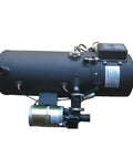 12V Diesel Truck Parking Heater With Water Cooling System, black unit with attached pump for cab warmth on cold nights.