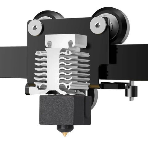 Ender 3 V3 SE Silicone Sock 4 Pack Hotend Block Cover Insulation installed on 3D printer extruder, showing heat-resistant silicone wrap