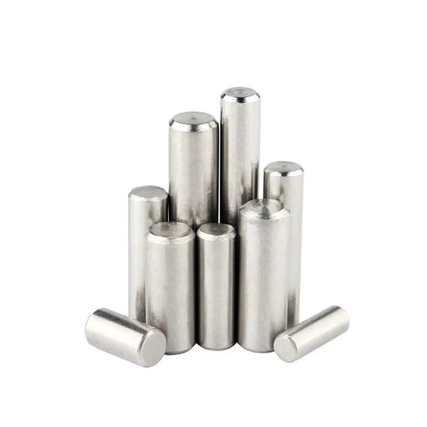 304 Stainless Steel Locating Dowel Pins A2-70 Grade Precision Fit For Industrial Gear Repair grouped in various sizes.