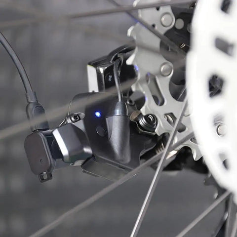 USB C Charging Adapter For Di2 Electronic Derailleurs Dope Charger For 12 Speed Shifting connected to derailleur