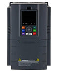 10 HP VFD Drive For Single Phase Motors, 220V In 230V Out, 7.5kW 49A Inverter front view with control buttons visible.