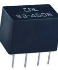 Five Pack 33-450E LT450EW 450 KHz IF Ceramic Filter Through Hole 5 Pin Four Plus One Layout shown on a white background.