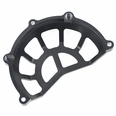 Premium Heavy Duty Vented Black Dry Clutch Cover Straight Fire Cooling System for Monster 1000 upgrades, made of 6061 alloy.