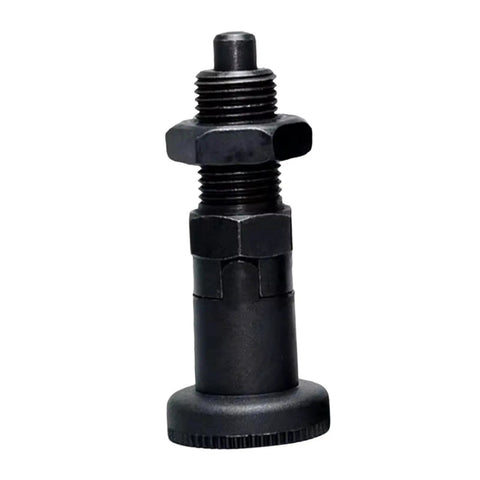 Kick Your Project Upgrade With This Legit Sturdy Carbon Steel Indexing Plunger Featuring A Smooth Nylon Grip Knob And M20x1.5 Thread for precise positioning.