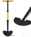 Edger Lawn Tool With 41 Inch T Handle For Sidewalk Edging And Yard Trimming, Metal Saw Tooth Garden Edger For Grass, Long Handle