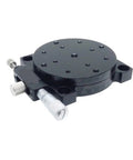 Motorized Rotary Positioning Stage With 360 Degree Turntable And Indexing Plate Rock Solid Pro Grade High Precision Worm Gear Drive