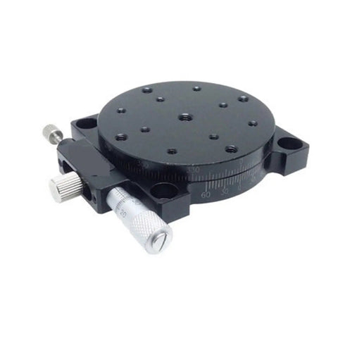 Motorized Rotary Positioning Stage With 360 Degree Turntable And Indexing Plate Rock Solid Pro Grade High Precision Worm Gear Drive
