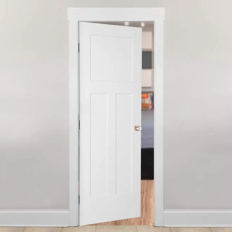 Coastal Style Door Knob With Lock For Bedroom Or Bathroom No Fuss Install Fits 1 3 8 To 1 3 4 Inch Doors Satin Nickel Finish Brass Core