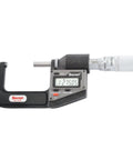 Electronic Inch And Metric Micrometer With Easy LCD Readout, One Piece Friction Thimble, Satin Chrome Finish, 1 To 2 Inch Range, 0.00005 Inch Resolution, No Output, Built For Quick, Rugged, No Frustration Measurements