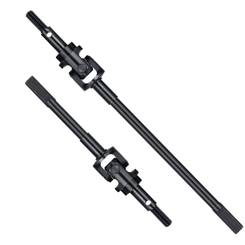 Beefed Up Heavy Duty Steel RC Front And Rear Axle Shafts CVD Drive Shaft Upgrade For One Six Scale Axial SCX6 AXI05000 Crawler Car