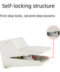 Workhorse Foot Pedal Valve Five Two Way Pneumatic Actuated By Foot Switch With Lock, self-locking mechanism detail shown