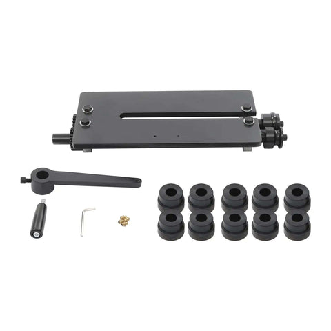 12 Inch Gear Drive Bead Roller Kit With 6 Changeable Dies For Sheet Metal Beading Pro Grade Manual Bench Bead Roller Tool components
