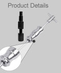 Blind Hole Bearing Puller Extractor Kit For Car Repair Disassembly 12mm To 14mm Steel Tool, silver puller detail