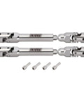 Heavy Duty Stainless Steel Drive Shafts For Fms Fcx10 K5 1 10 Scale Rc Crawler Reinforced Axle Kits with mounting screws.