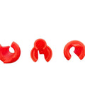Anti-Short Bushing 5 by 16 Inch FMC Cable Bushing For 14 by 2 And 12 by 2 AC Wire, Plastic Conduit Fitting With Pull Tab, 80 Pack, Flexible Easy Install, Protects Insulation From Sharp Edges red plastic bushing set