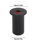 Solid Black Silicone Cable Grommets For Wall Hole Perfect Fit 0.75 Inch Wire Routing Kit Guards Antenna Cables And Series Wires for 0.75 in hole