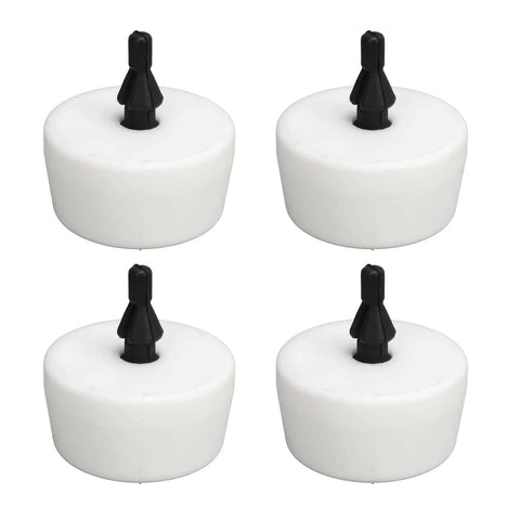 Heavy Duty 4 Pcs Rear Leaf Spring Bump Stop Kit Reduced Vibration Rubber Suspension Buffers Fits 2004 to 2015 Models, 4 rubber bump stops