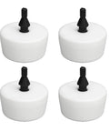Ultimate Set Of 4 Heavy Duty Leaf Spring Bumpers To Slash Vibration And Boost Ride Comfort With Rubber Buffer Stops Perfect For 2003-2015 Models white rubber buffer stops with black pins