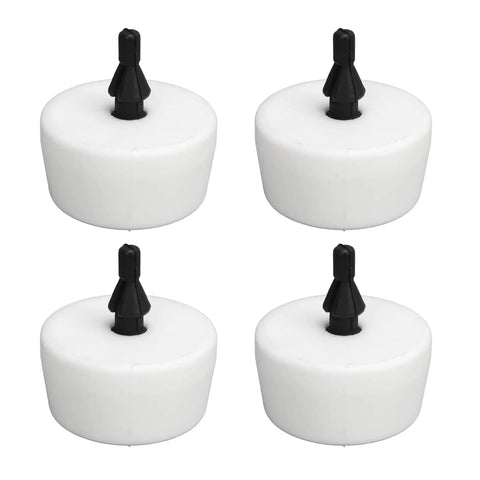 Ultimate Set Of 4 Heavy Duty Leaf Spring Bumpers To Slash Vibration And Boost Ride Comfort With Rubber Buffer Stops Perfect For 2003-2015 Models white rubber buffer stops with black pins
