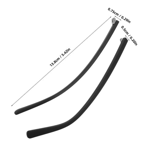 Two Pairs Metal Eyeglass Temple Replacement Arms Kit For Fast Easy Repairs Ergonomic Durable Design For All Day Comfort