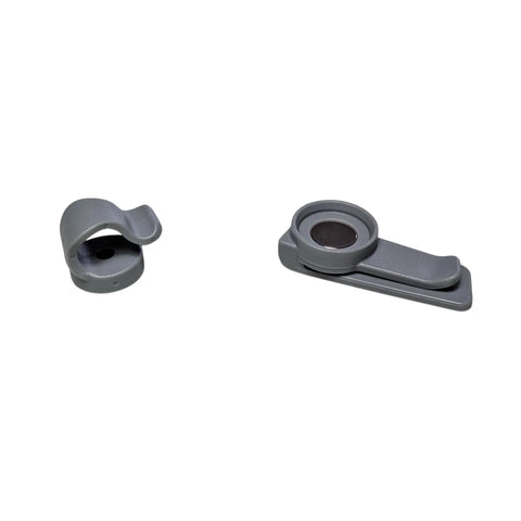 Replacement Hydration Tube Kit With Quick Connect Fittings And Magnetic Clip Holder For Hydration Pack Grey Durable Acetal Plastic