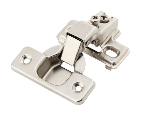 Soft Close Face Frame Concealed Cabinet Hinges 105 Degree Self Closing 6 Pack With Steel Nickel Plated Finish Built To Last