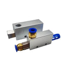 Heavy Duty Pneumatic Vacuum Generator Valve System With CV-10HS CV-15HS CV-20HS And CV-25HS shown in silver casing