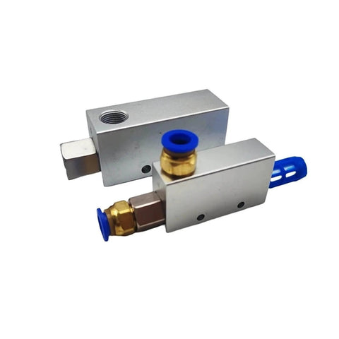 Heavy Duty Pneumatic Vacuum Generator Valve System With CV-10HS CV-15HS CV-20HS And CV-25HS shown in silver casing