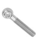 304 Stainless Steel Shoulder Eye Bolt M20 Heavy Duty Lifting Eyebolt For Industrial Machinery And Rigging High Strength Forged Steel Safe Load Bearing Quick Install Durable Lift Tool 1 Pcs, angled view