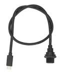 Everyday Ip67 Waterproof Extension Cord Half Meter Professional Grade Durable Heavy Duty Flexible Outdoor Power Cable Tough As Nails Extension Lead with USB connector.